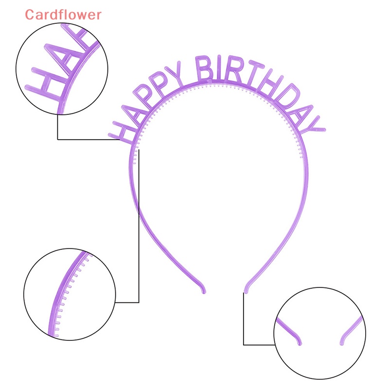 < Cardflower > Cài Tóc Nhựa Màu Vàng / Bạc in Chữ Phát Sáng Trong Bóng Tối Cho Bé