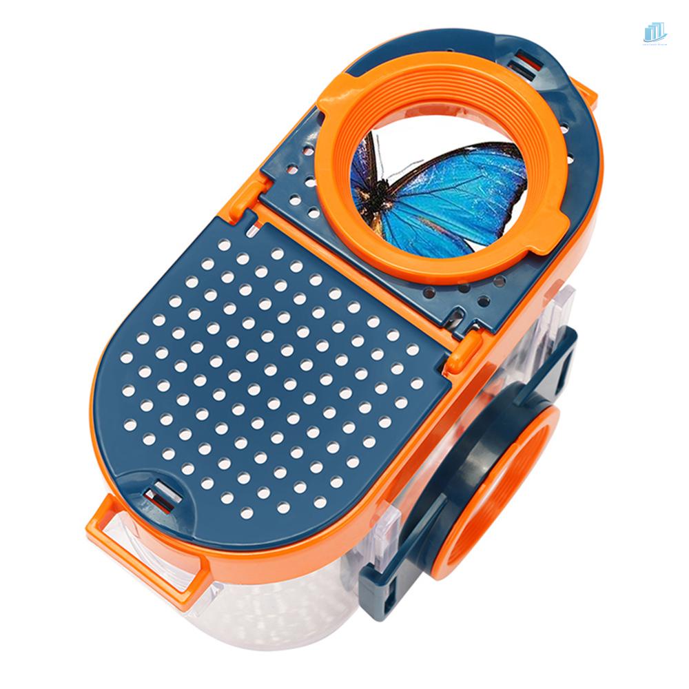 Kính Lúp s2mwvn 2.6X &amp; 4.5X Bắt Côn Trùng Kèm Nhíp Tiện Dụng Cho Trẻ Em