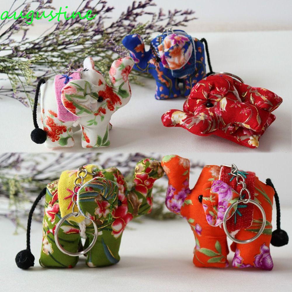 Móc Chìa Khóa Bằng Vải Họa Tiết Hoạt Hình Phong Cách Thái Lan Dành Cho Trẻ Em Charms