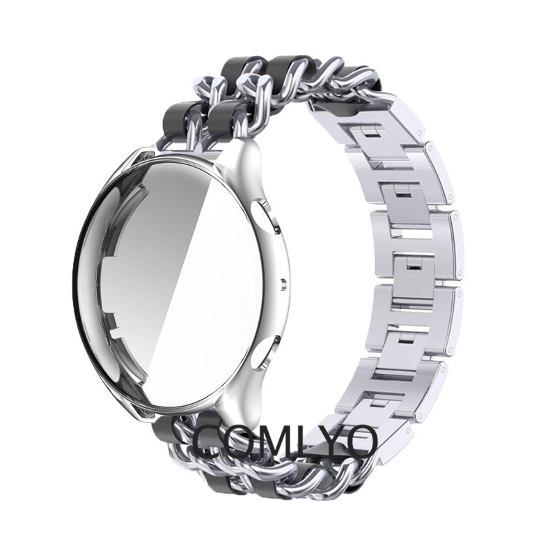 Ốp Bảo Vệ Bằng Kim Loại Dành Cho Đồng Hồ Thông Minh Samsung Galaxy watch 4 5 active 2 44mm 40mm