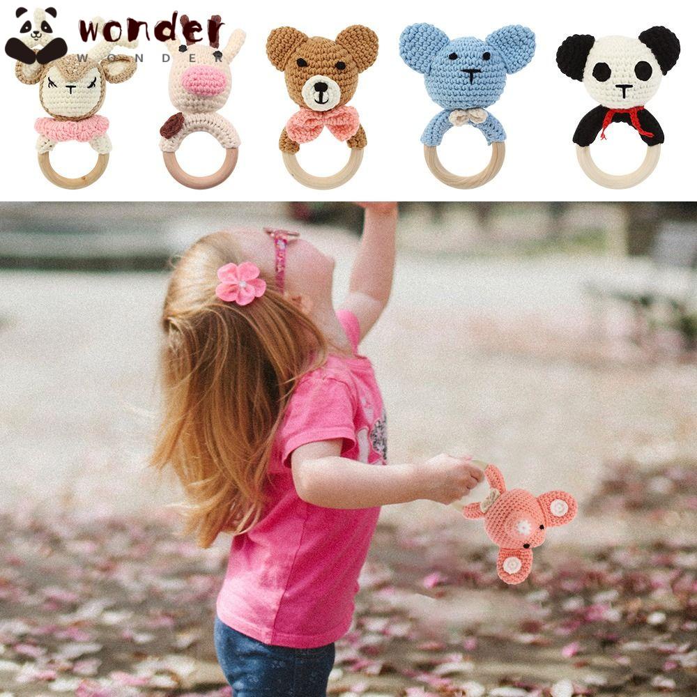 Đồ Chơi Ngậm Mọc Răng Bằng Gỗ Hình Động Vật Đáng Yêu Cho Trẻ Em