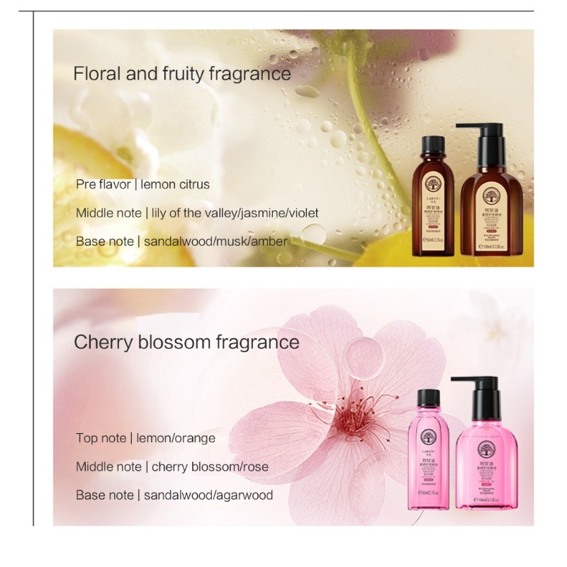 Set 2 Chai Tinh Chất Nuôi Dưỡng Chân Tóc 60ml + 100ml Tiện Dụng