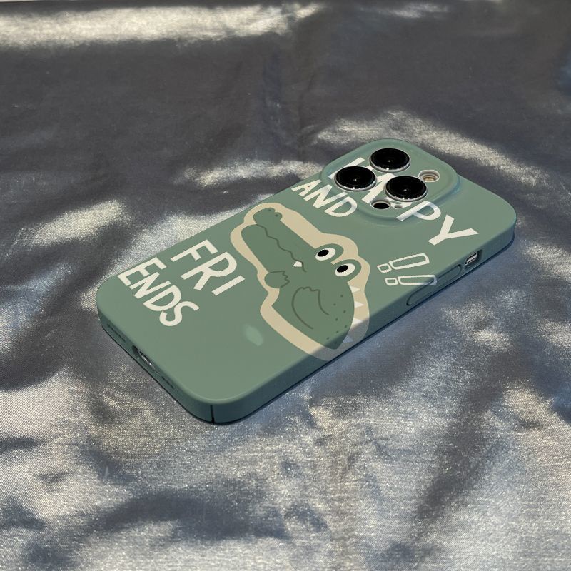 Ốp Điện Thoại In Hoạt Hình Cá Sấu Cho iPhone13 12 7814promax11 4PAY