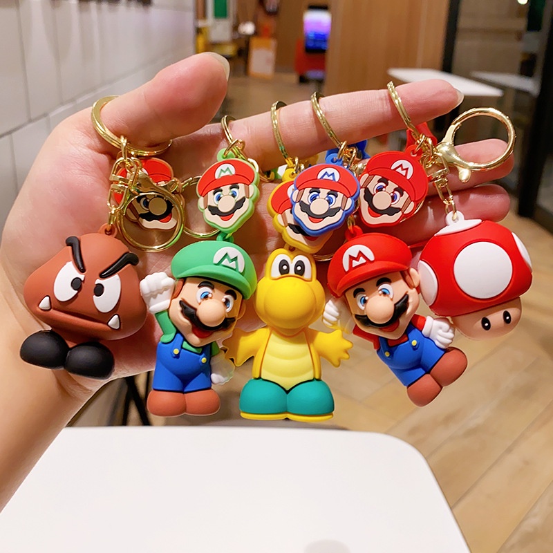 Móc Khóa Hình Nấm Trong Game Super Mario Bros 15 Mẫu Mã Đa Dạng