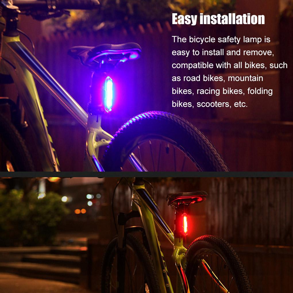 Đèn LED 100Lumens Gắn Phía Trước Xe Đạp Kèm Sạc USB Tiện Dụng