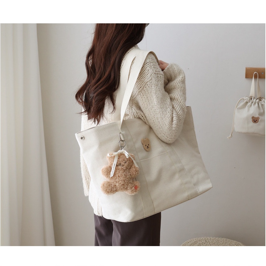 Mommy Túi Xách Vải canvas Cỡ Lớn Đựng Đồ Tiện Dụng Cho Mẹ Và Bé