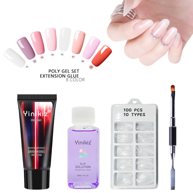 Keo Dán Nối Dài Móng Tay Nhanh Chóng Lâu Trôi Kèm Bút