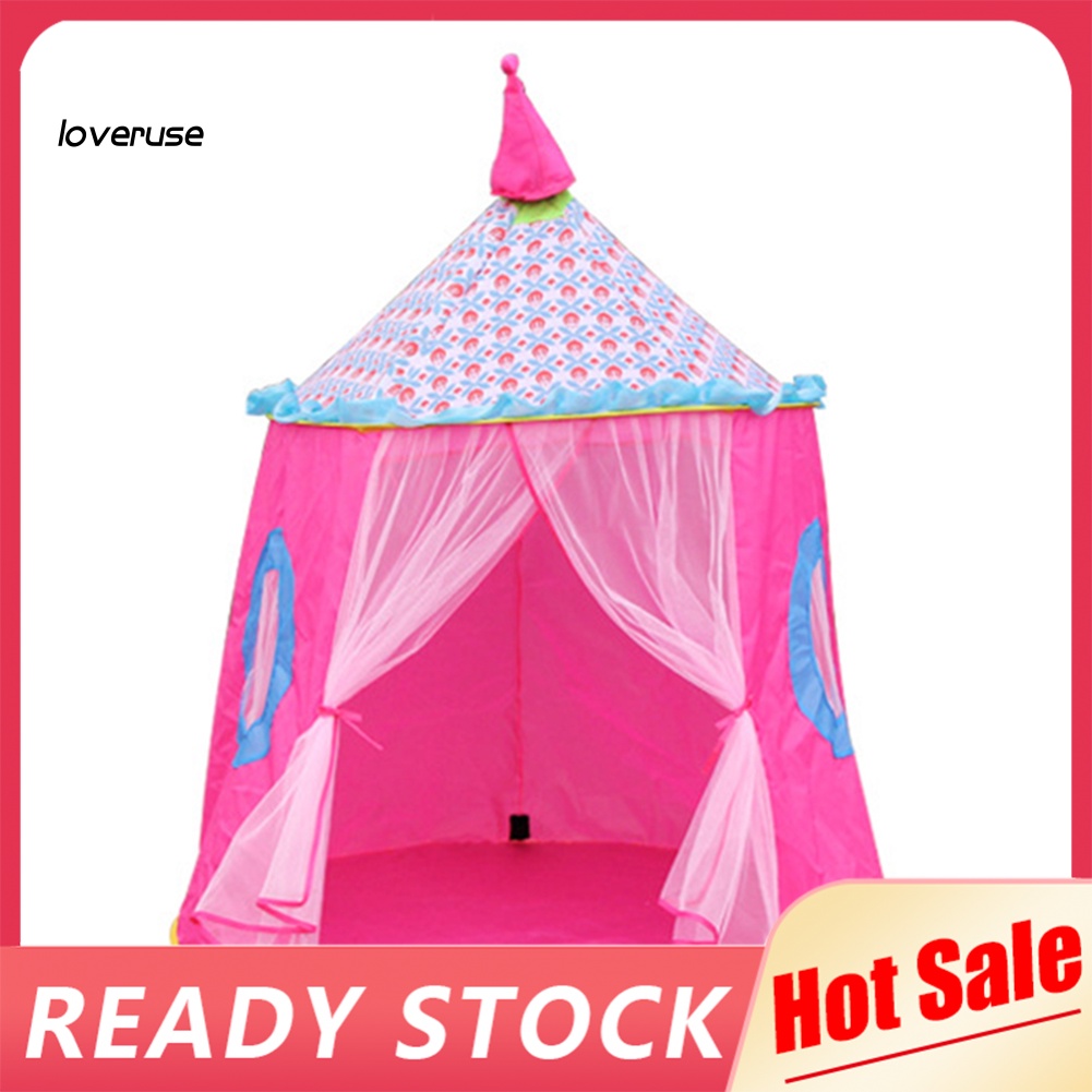 Lều Chơi Trong Nhà / Ngoài Trời Cho Bé Hình Lâu Đài Dễ Thương