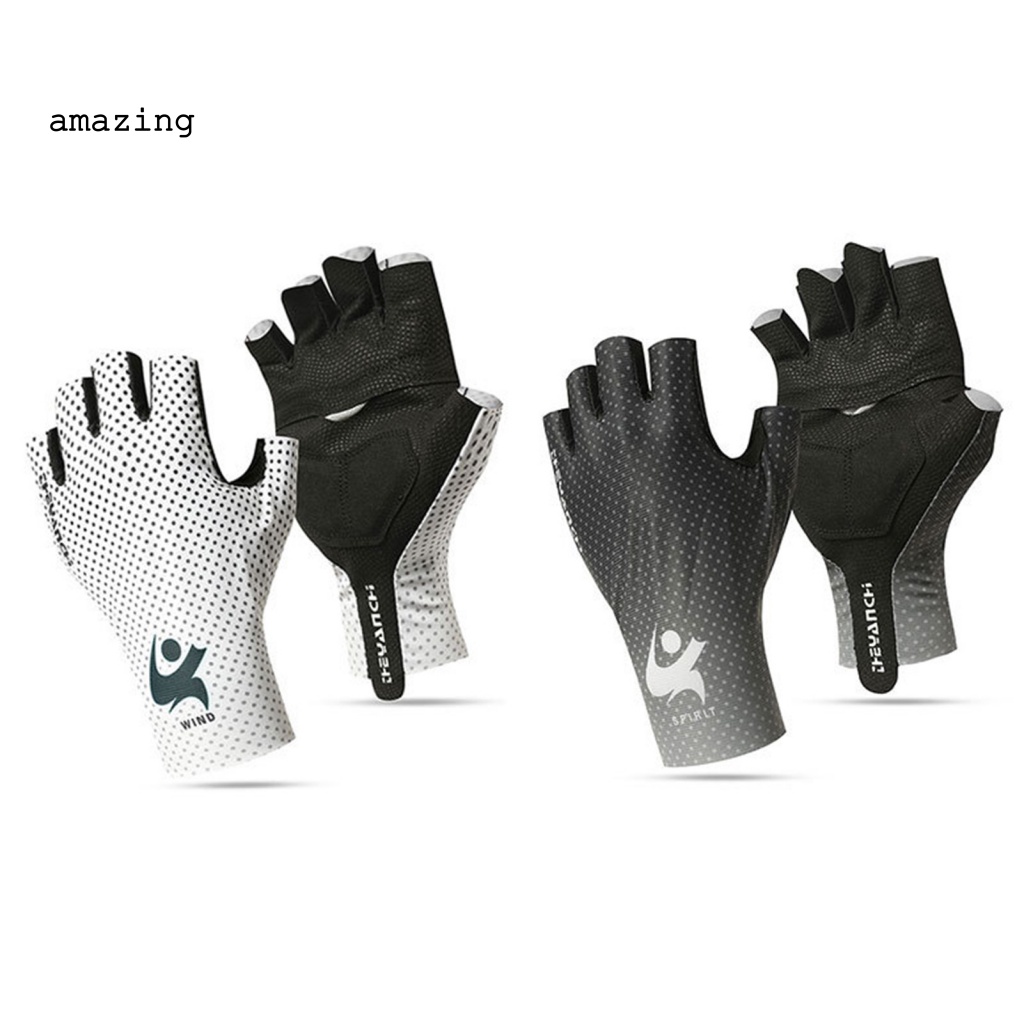 1 Đôi Găng Tay Nửa Ngón Chống Trượt Khi Đi Xe Đạp Leo Núi Unisex