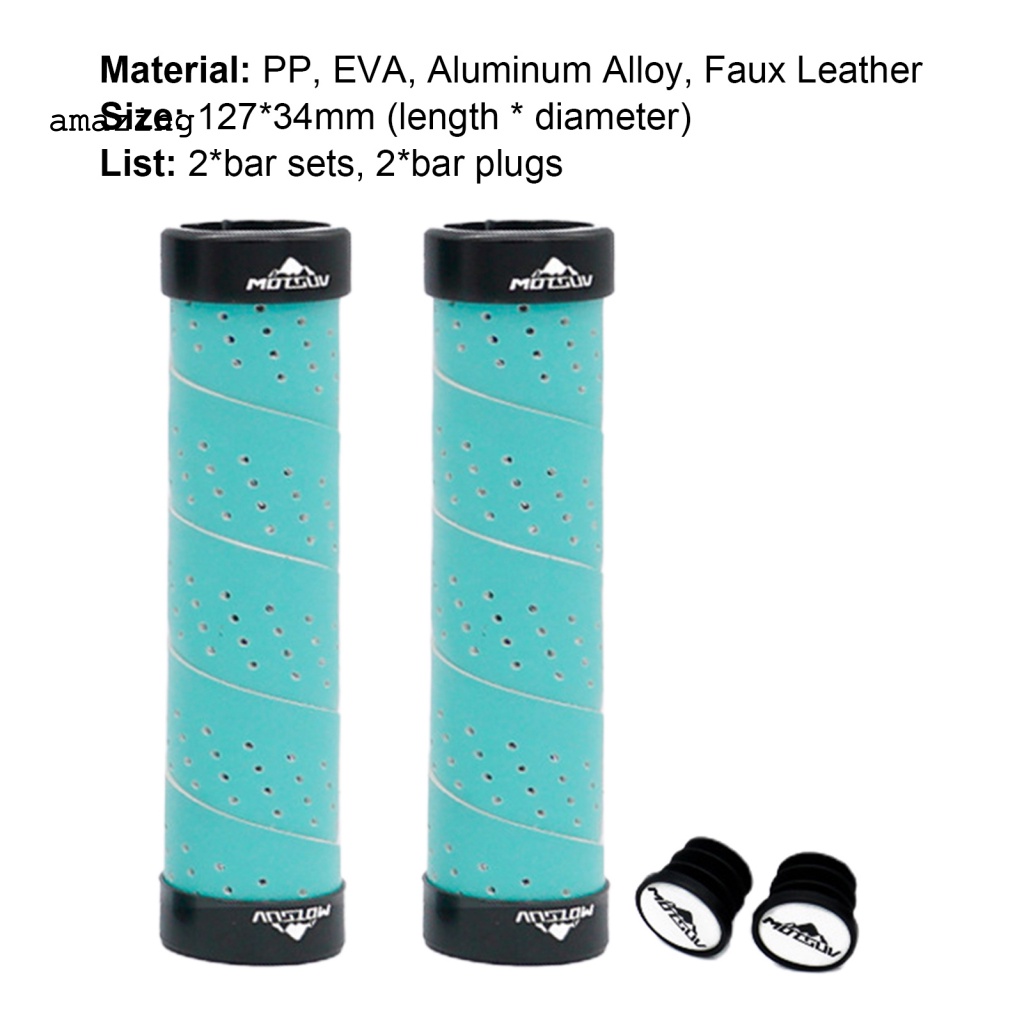 1 Cặp Vỏ Bọc Tay Lái Xe Đạp Bằng EVA Mềm Mại Thấm Hút Mồ Hôi