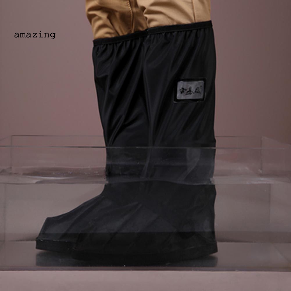 Vỏ Bọc Giày Bốt Đi Mưa Cổ Cao Chống Trượt Chống Thấm Nước Có Thể Tái Sử Dụng