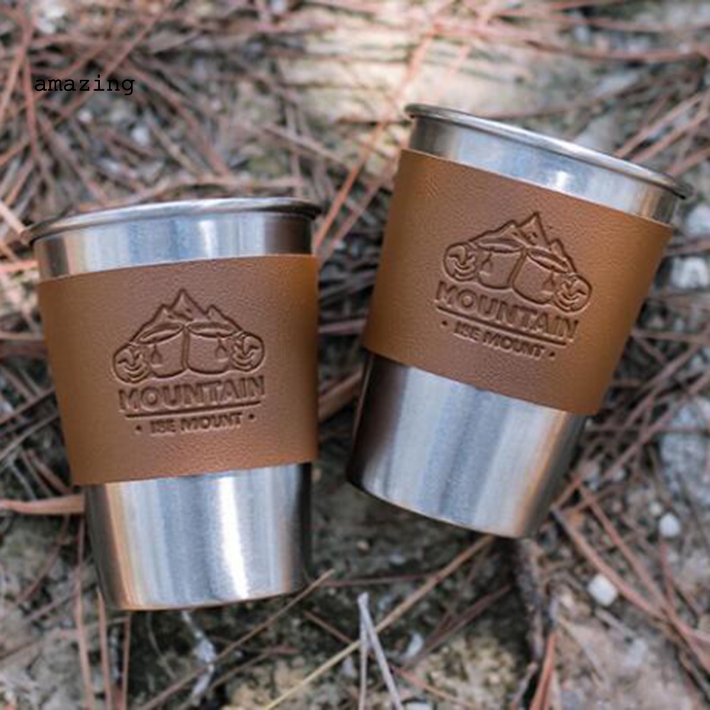 Vỏ Bọc Cốc Cách Nhiệt Bằng Thép Không Gỉ Mềm Chống Trượt Cho Hoạt Động Ngoài Trời