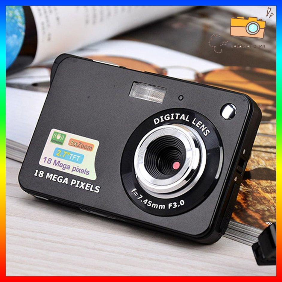 Màn hình LCD TFT 2,7 inch Máy ảnh kỹ thuật số chống rung 18MP 720P 8x Zoom HD