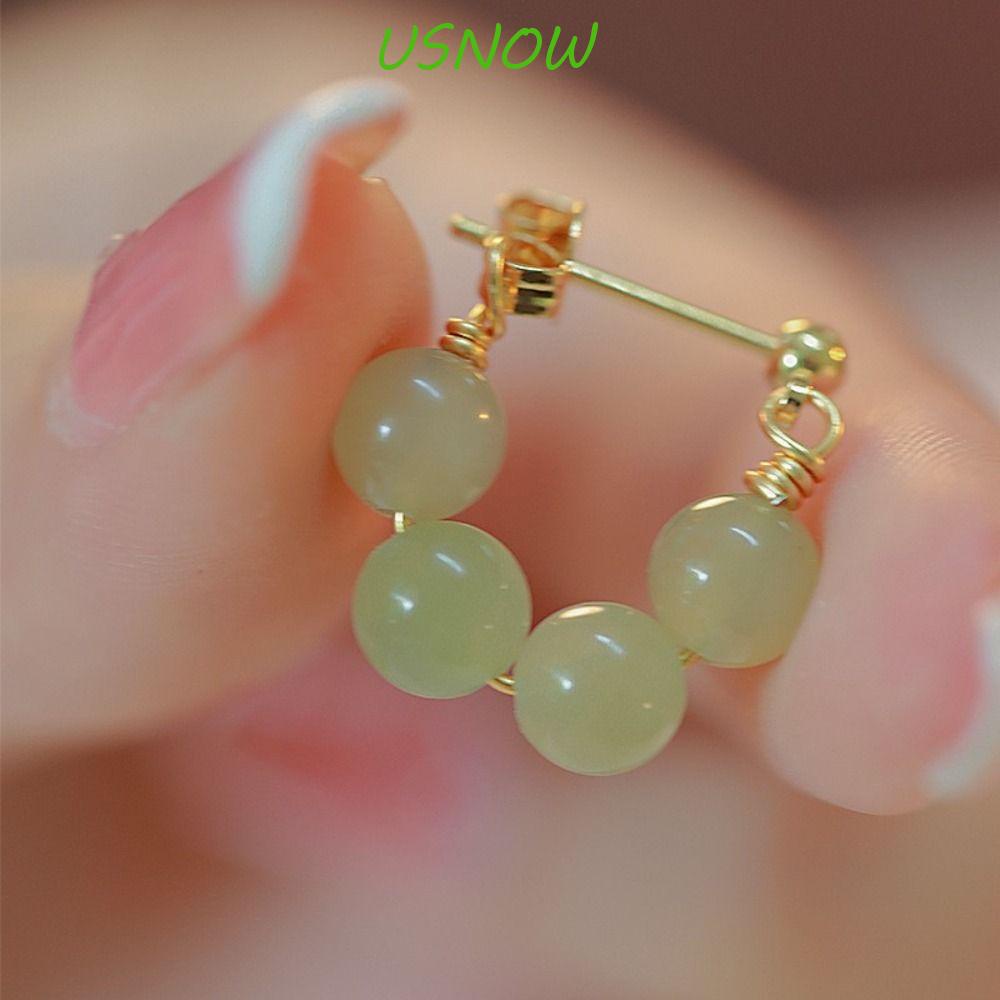 Khuyên Tai Nữ Xỏ Hạt Tròn Thời Trang