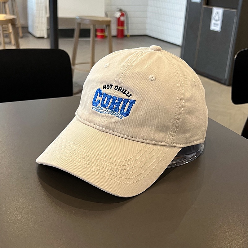 Mũ Lưỡi Trai Mềm Thêu Chữ Phong Cách Hàn Quốc Thời Trang Mùa Hè Cho Nữ