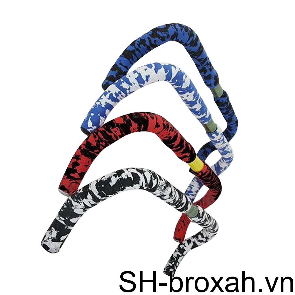 1 Cặp Băng Quấn Tay Lái Xe Đạp Bằng Cao Su Chống Trượt Chống Ẩm Thời Trang