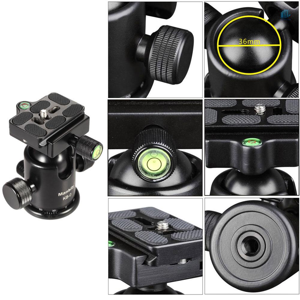 Gậy Ba Chân Chuyên Nghiệp Kl-0 Đầu Bi Trượt Với 2 Mức Tích Hợp Bằng Hợp Kim Nhôm Tải Trọng Tối Đa 15kg