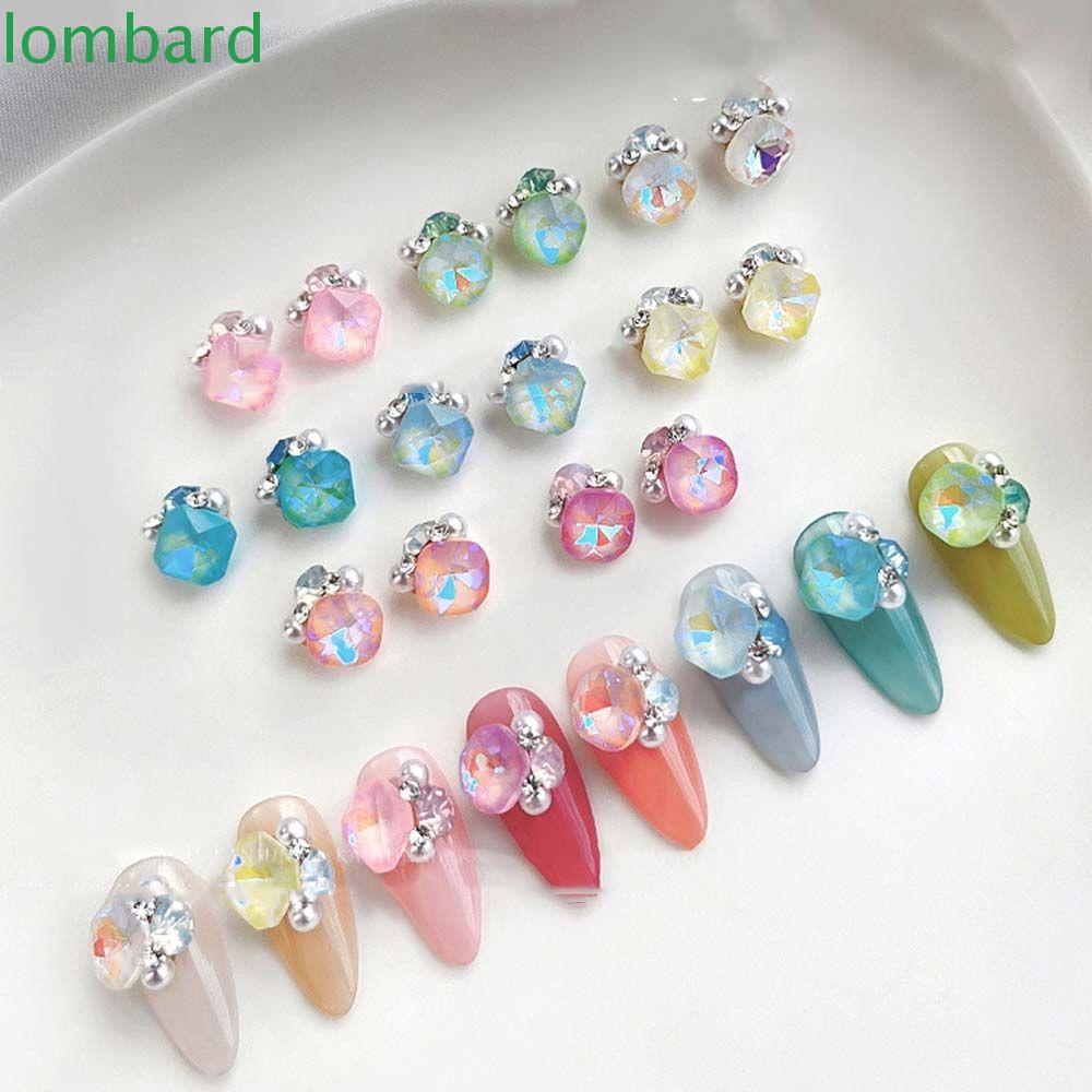 Đinh Tán Hình Vuông Chuyên Dụng Chất Lượng Cao|Phụ Kiện Trang Trí Móng Tay 3D Lấp Lánh Charms|Màu Sắc Mũi Khoan Móng Tay Hình Vuông