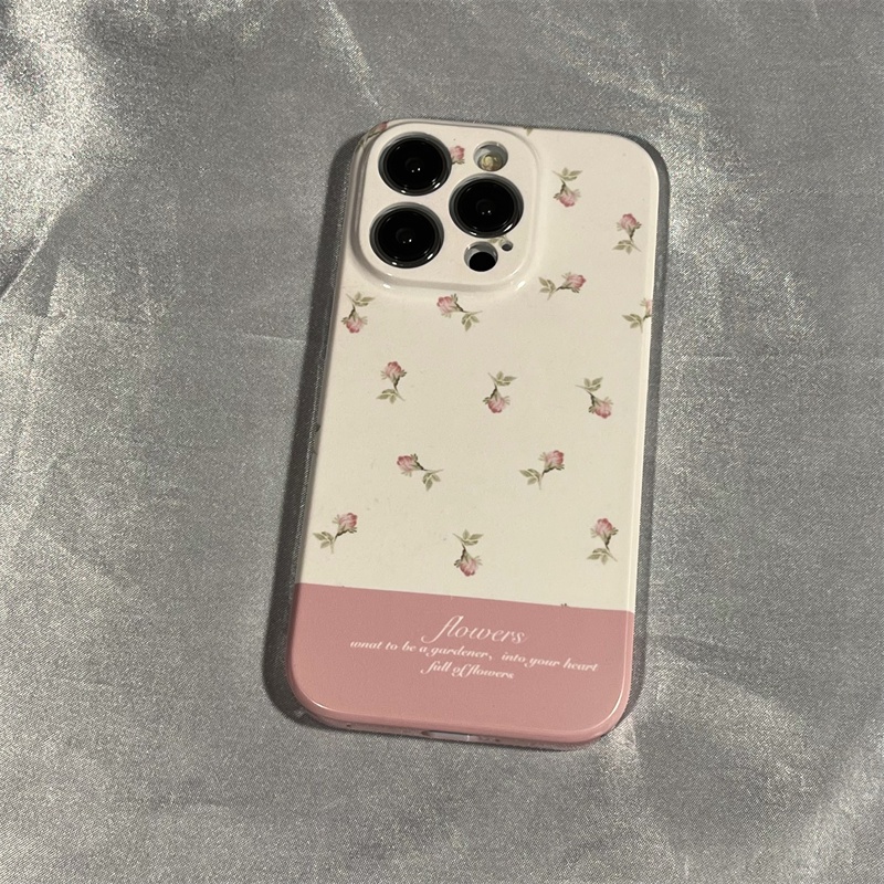 Ốp Điện Thoại Cứng Họa Tiết Hoa Đơn Giản Thời Trang Cho Iphone 8 11 13iPhone12 Apple 14 x7xs AXT9