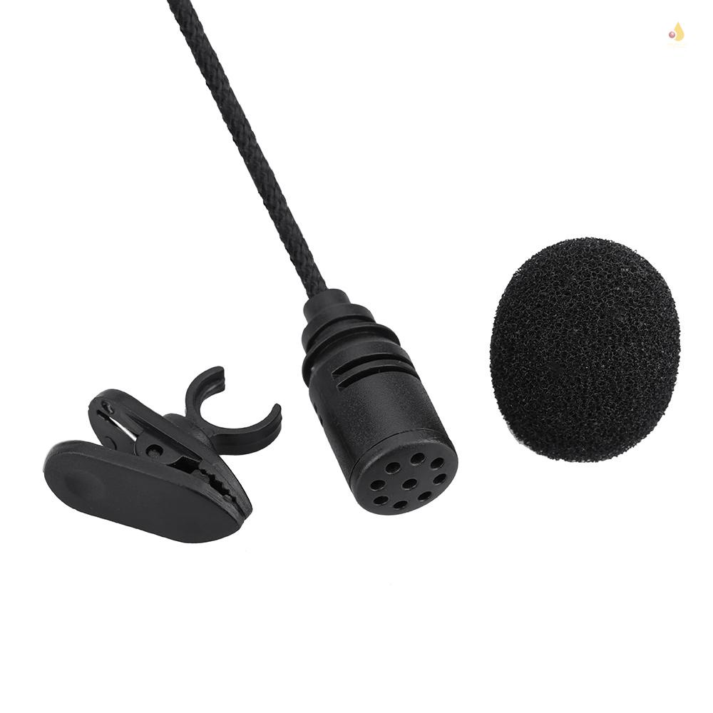 Micro Mini Có Kẹp Gắn Áo Rảnh Tay Phích Cắm 3.5mm TS Cho Máy Tính PC