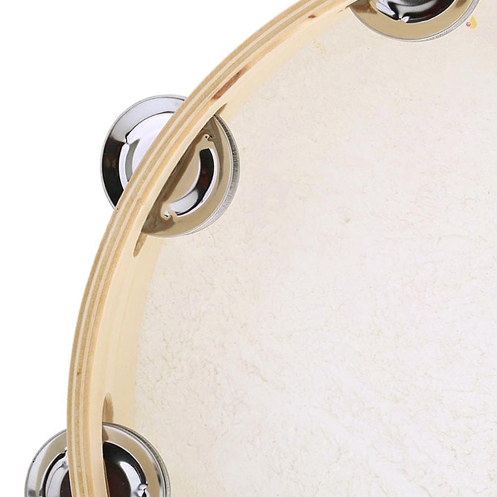 Trống Lục Lạc Cầm Tay 10 "Bằng Kim Loại Dành Cho Trẻ Em