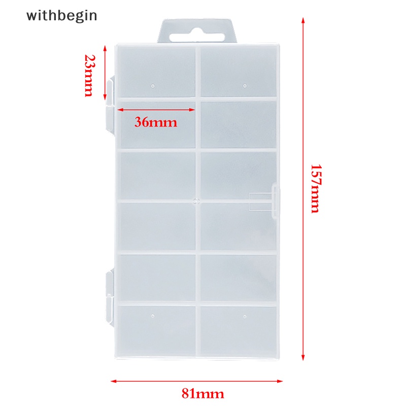 Hộp Đựng Móng Giả 12 Ngăn Trang Trí Nghệ Thuật