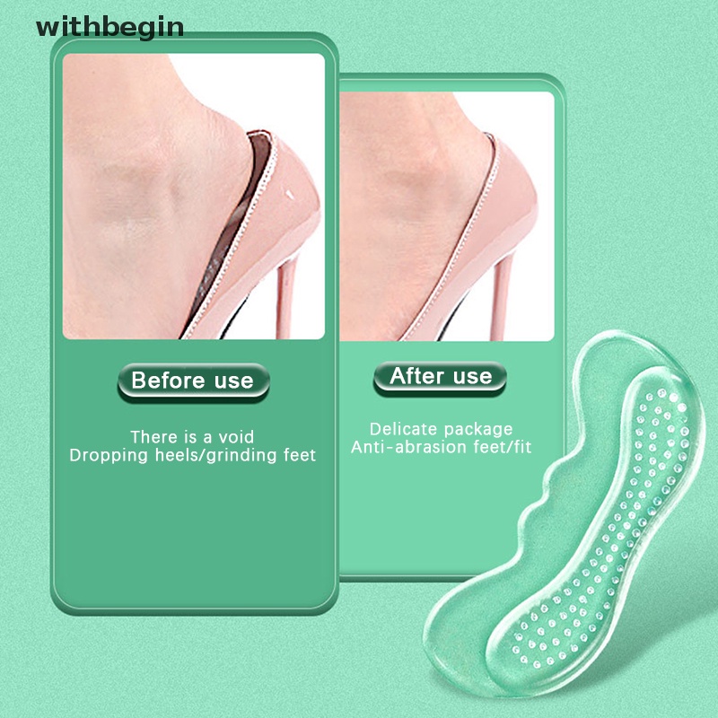 1 Cặp Đệm Silicone Gel Lót Giày Cao Gót Bảo Vệ Hiệu Quả