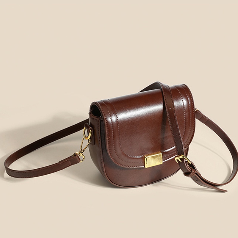 Túi Đeo Chéo Có Khóa Kéo Phong Cách Cổ Điển Thời Trang Cho Nữ