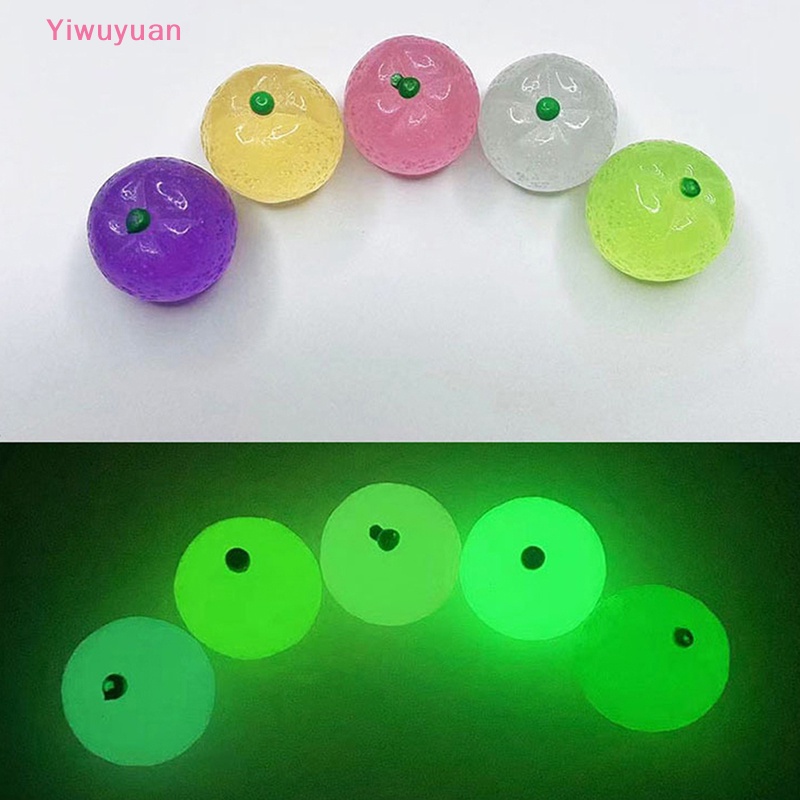 Bộ 5 Quả Cam Mini Bằng Nhựa Phát Quang Trang Trí Mới