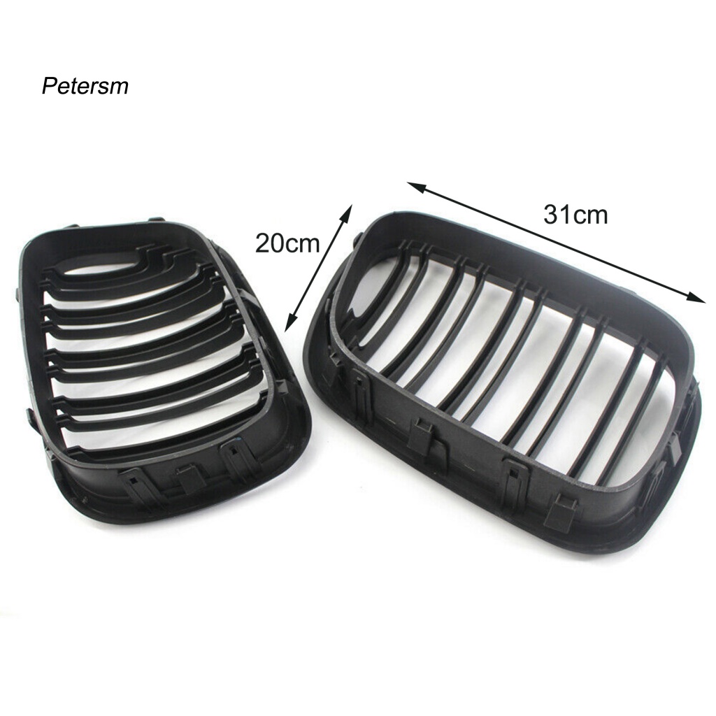 Bộ 2 LướI TảN NhiệT MàU Đen NháM GắN Mui Xe 51138250052 51138250051 Phụ Kiện Chuyên Dụng Dành Cho BMW X5 Series E53 99-03