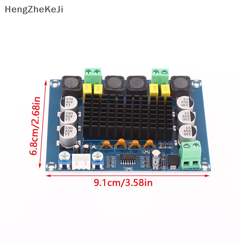 Bảng Mạch Khuếch Đại Âm Thanh Kỹ Thuật Số Kênh Kép DC 12V 24V 120W * 2 TPA3116 D2