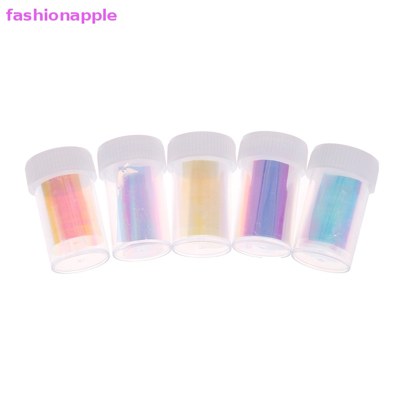 Favn Nhãn Dán Laser Chuyển Nước Đá Cực Quang Nghệ Thuật Kích Thước Lớn Đầy Màu Sắc