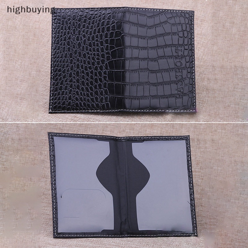 Ví Da PU Họa Tiết Da Cá Sấu Đựng Hộ Chiếu Và Thẻ Tiện Lợi