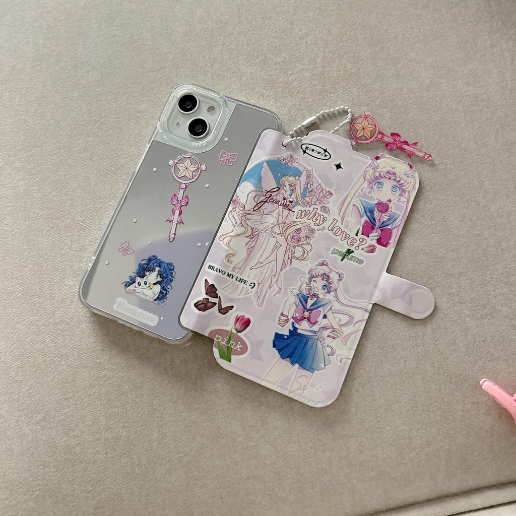 Sailor Moon Ốp Điện Thoại Silicon tpu Mềm Trong Suốt In Hình Thủy Thủ Mặt Trăng Cho iPhone 14 13 12 11 PRO MAX