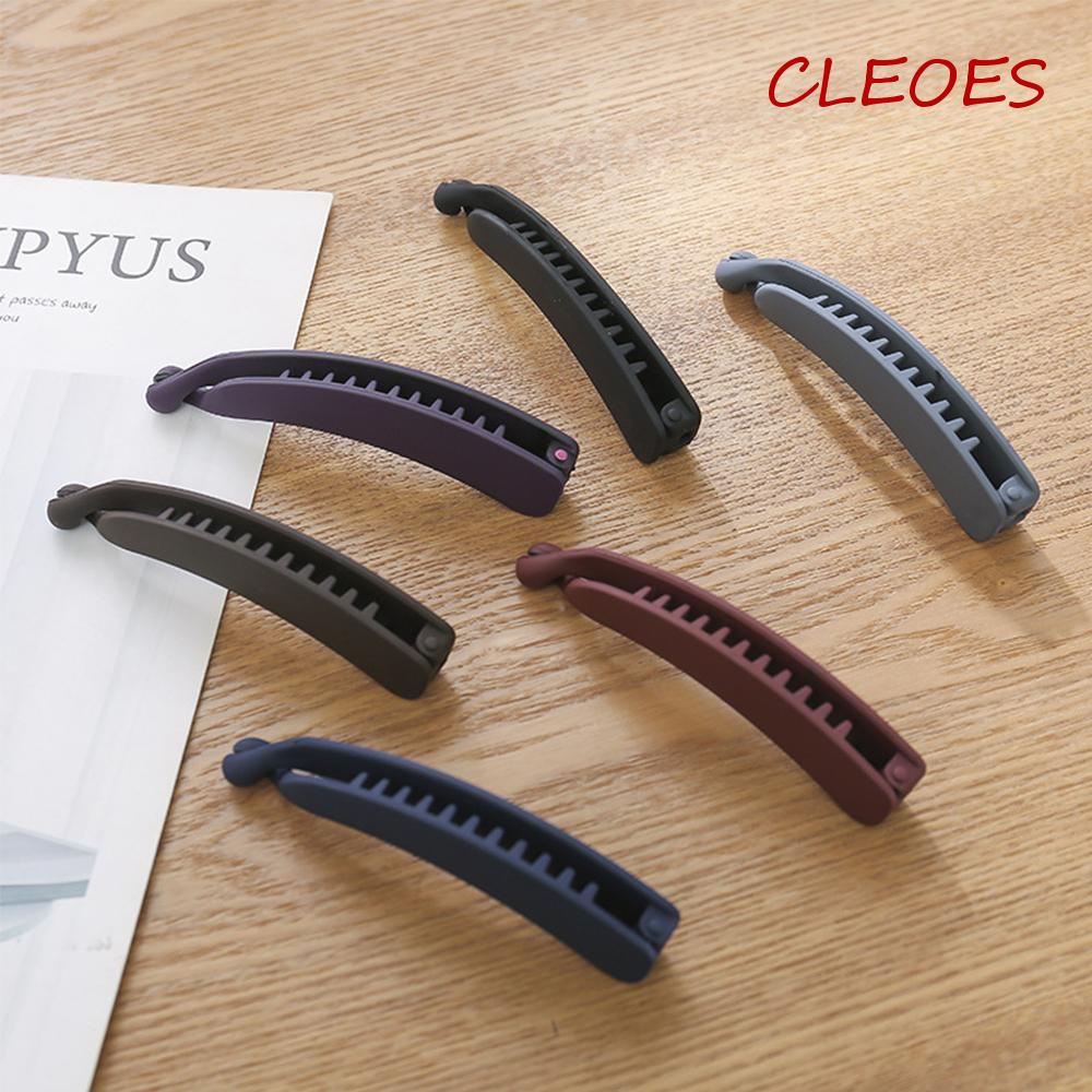 Kẹp Tóc Đuôi Ngựa Màu Trơn Thời Trang Giá Đỡ