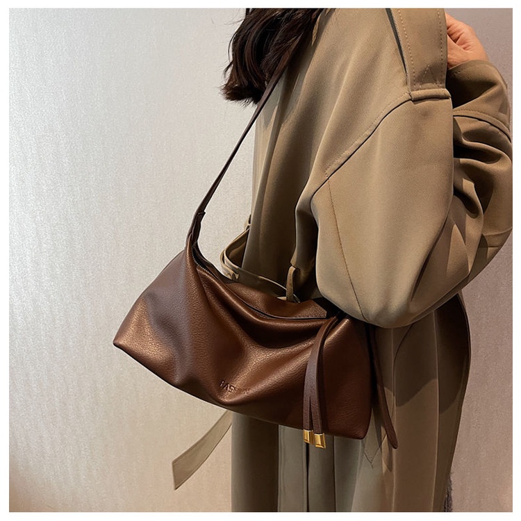 Jianneng ins Túi Xách Đeo Vai / Kẹp Nách Phong Cách Retro Hợp Thời Trang Cho Nữ