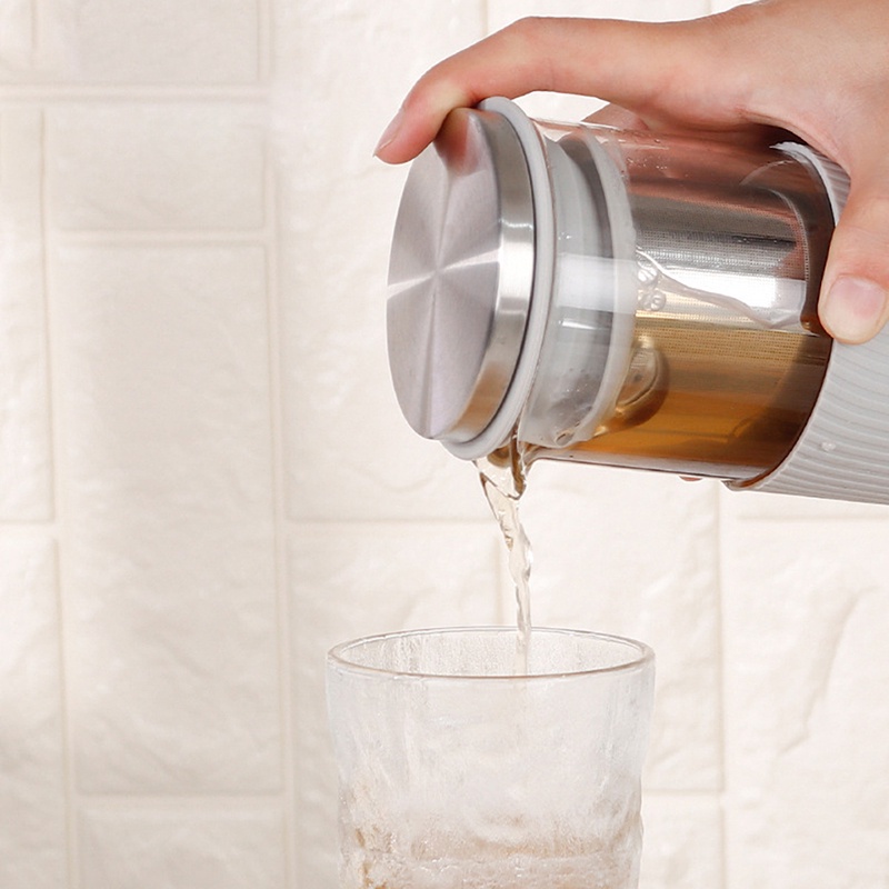 Máy pha cà phê Cold Brew Nước ép trà Bộ lọc thủy tinh