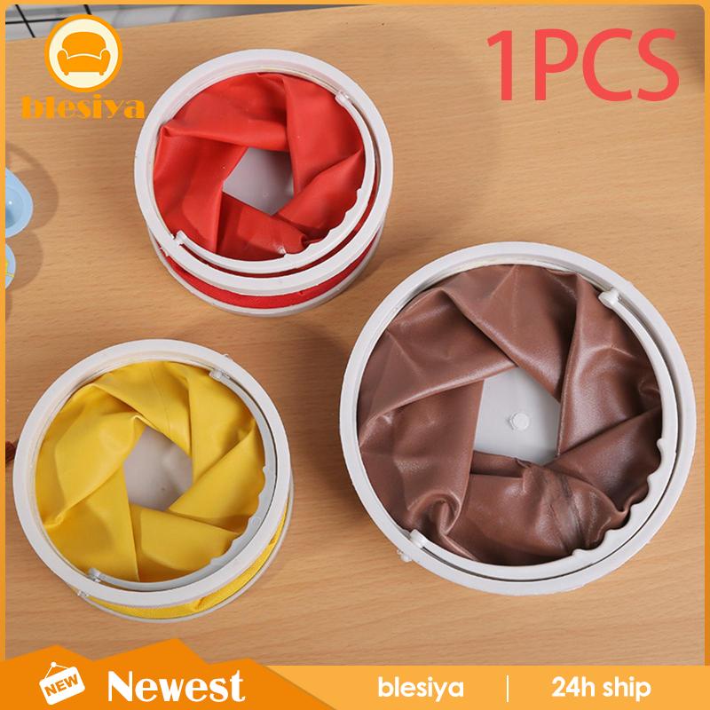 [Blesiya] Xô Đựng Cọ Vẽ Tranh Cỡ Nhỏ Bằng Vải Bạt Có Thể Gấp Gọn Dùng Ngoài