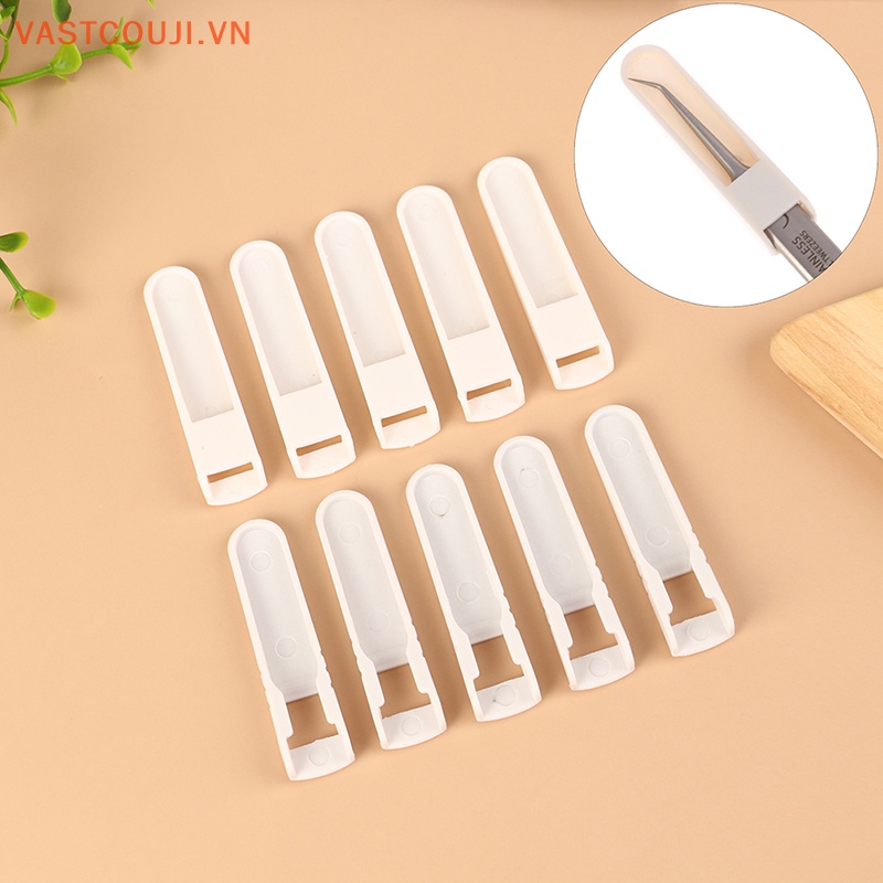 Bộ 10 Vỏ Bọc Bảo Vệ Đầu Lông Mi VASTJI Bằng ABS Chống Rơi Tiện Dụng