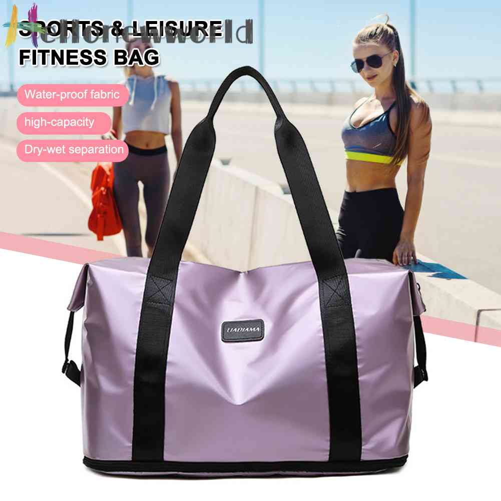 Túi Đựng Đồ Tập Thể Thao Sức Chứa Lớn Chia Ngăn Khô / Ướt Tiện Dụng Cho Nam Và