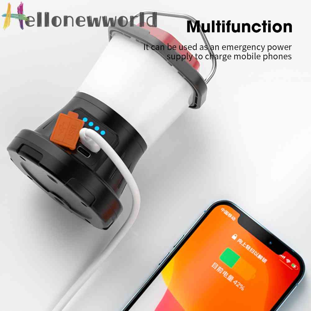 Đèn Cắm Trại / Câu Cá / Leo Núi / Câu Cá / Ban Đêm Có Thể Sạc Lại Bằng Cổng USB