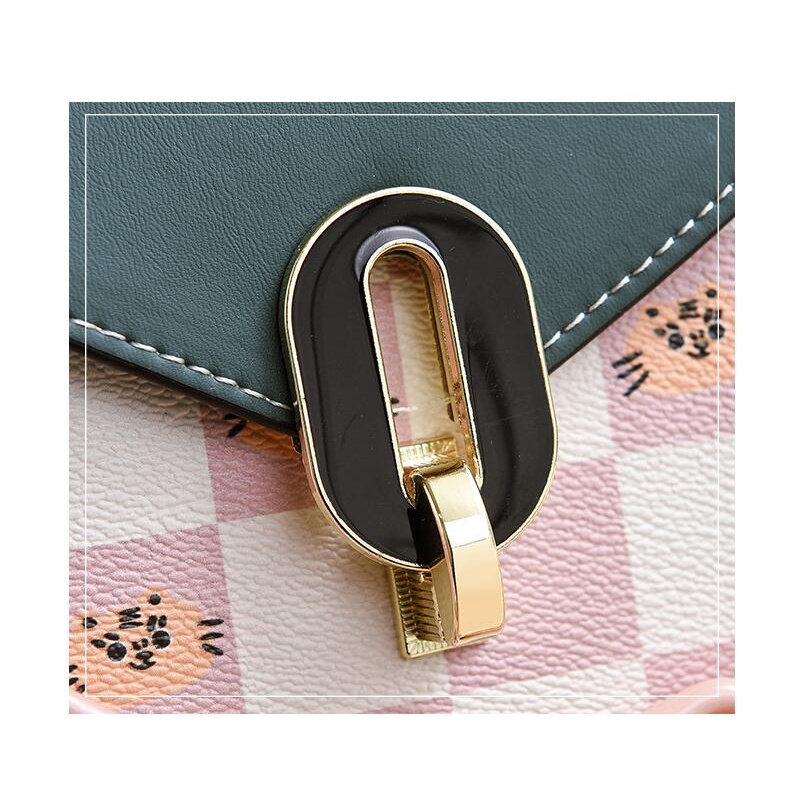 Túi Da Đeo Chéo In Họa Tiết Thời Trang Dành Cho Nữ