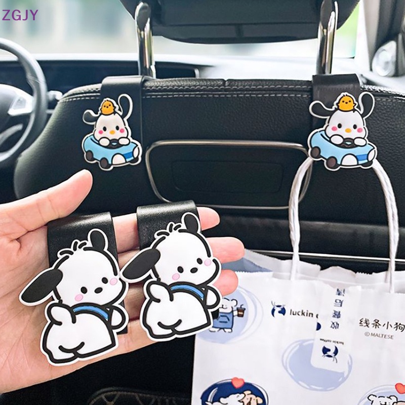 Set 2 Móc Treo Đồ Gắn Ghế Ngồi Xe Hơi Trang Trí Nội Thất Hình Động Vật Dễ Thương Mới