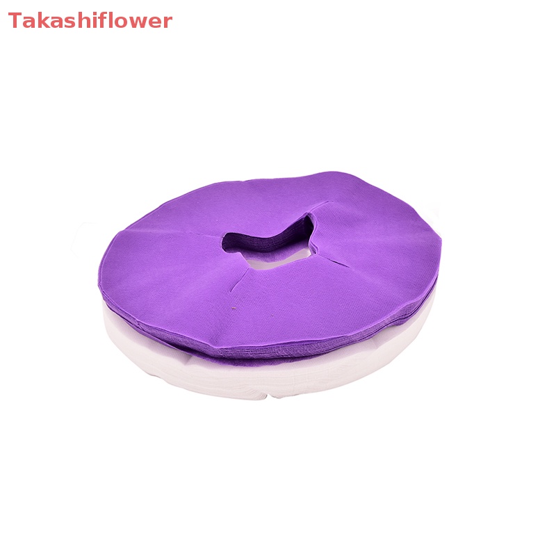 Set 100 Tấm Lót Mềm Mại Gọn Nhẹ Có Lỗ Dùng Một Lần Cho Spa