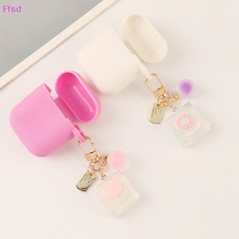 {Ffsd} Móc Khóa Resin Hình Hoa Cúc Dễ Thương Sáng Tạo Cho Nữ * Bán Chạy