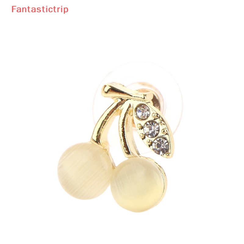 [Fantastictrip] Bông Tai S925 Hình Nơ Đen Đính Pha Lê Thời Trang Mới