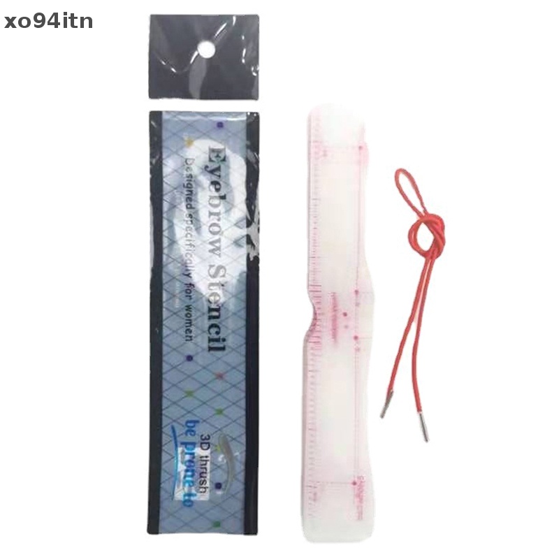 Set 12 Thẻ Khuôn Hỗ Trợ Vẽ Lông Mày Tái Sử Dụng Tiện Lợi