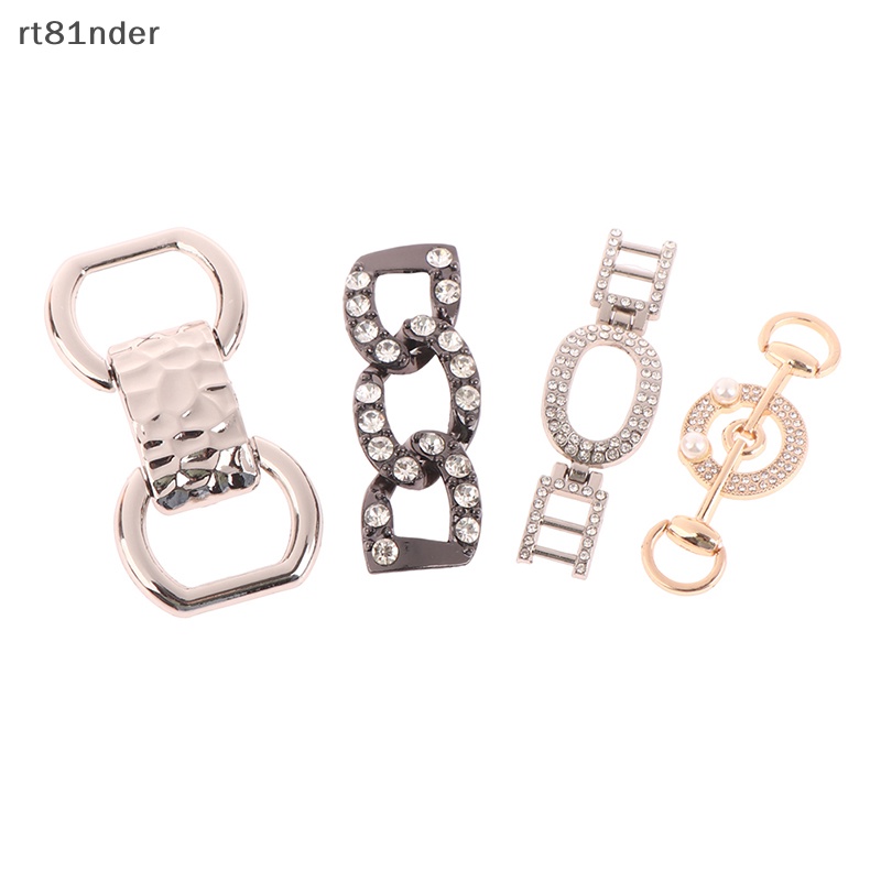 Rt 1 Cặp Phụ Kiện Trang Trí Giày Cao Gót Đính Đá Cho Cô Dâu