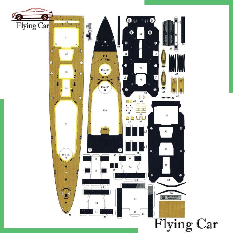 Thuyền Buồm 3D Tỉ Lệ 1: 400 Để Bàn Trang Trí