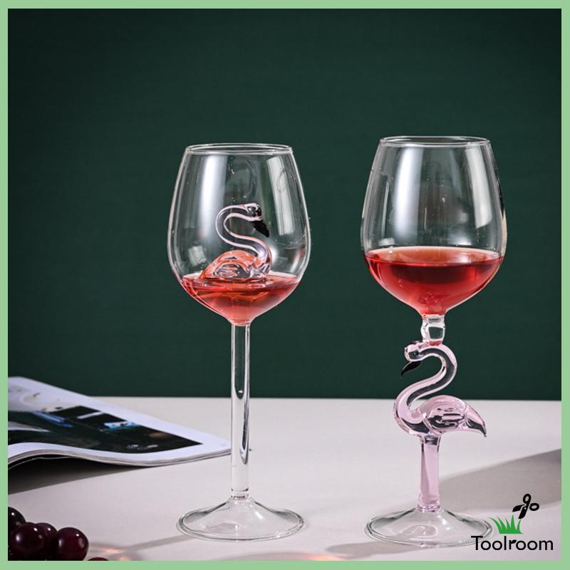 Mắt Kính Hình Chim Hồng Hạc Dùng Trang Trí Tiệc